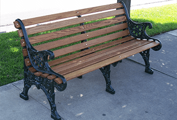 Wood - What Are Park Benches Made Of